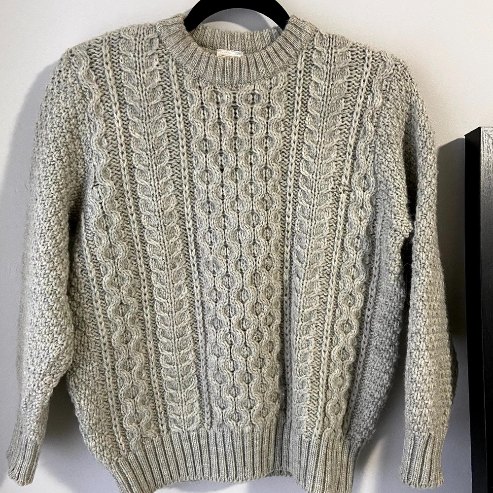 St. Michael Pure British Wool Cable Knit